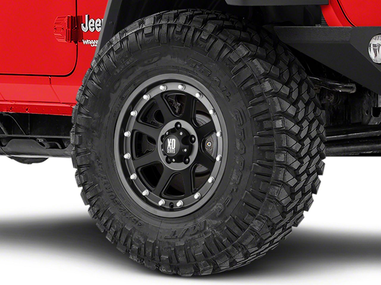 XD Jeep Wrangler Addict Matte Black Wheel; 17x9 XD79879050712N (18-24 Jeep  Wrangler JL) - Free Shipping