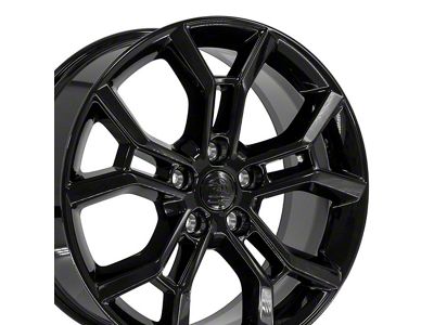 JP29 Gloss Black Wheel; 20x8.5; 50mm Offset (18-25 Jeep Wrangler JL)