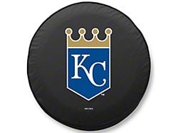 Kansas City Royals Spare Tire Cover; Black (76-18 Jeep CJ7, Wrangler YJ, TJ & JK)
