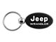 Wrangler Black Oval Key Fob