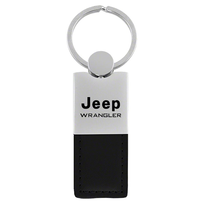 Jeep Wrangler Key Chain; Wrangler Duo Leather