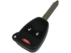 Keyless Entry Remote; 3-Button (07-18 Jeep Wrangler JK)