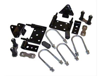 Leaf Spring Mounting Kit; Front (76-86 Jeep CJ5 & CJ7)