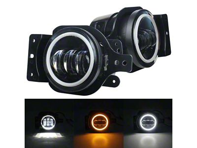 LED Fog Lights with Turn Signals (18-25 Jeep Wrangler JL)