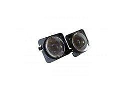 LED Front Side Markers Lights; Smoked (07-18 Jeep Wrangler JK)