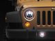 LED RGB Color Changing Halo Headlights with Fog Lights; Black Housing; Clear Lens (07-18 Jeep Wrangler JK)