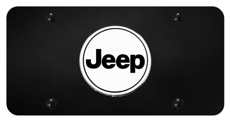 Jeep Wrangler Jeep Word License Plate (Universal; Some Adaptation May ...