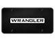 Wrangler License Plate (Universal; Some Adaptation May Be Required)