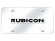 Rubicon License Plate (Universal; Some Adaptation May Be Required)