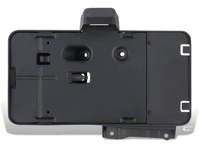 License Plate Mounting Bracket; Rear; Black (07-18 Jeep Wrangler JK)