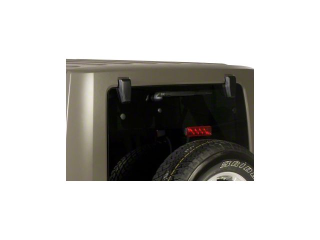 Liftgate Covers; Black (07-18 Jeep Wrangler JK)