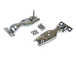 Liftgate Glass Hinge Kit; Stainless Steel (07-18 Jeep Wrangler JK)