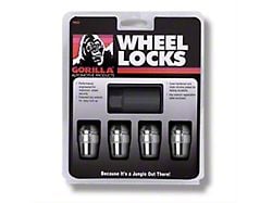 Locks with Key for Chrome Acorn Lug Nuts; 1/2-Inch x 20 (76-18 Jeep CJ5, CJ7, Wrangler YJ, TJ & JK)