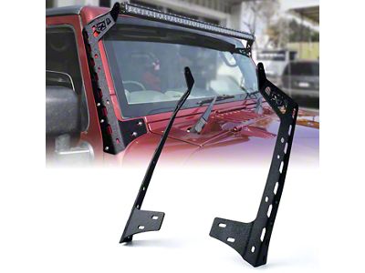 Mamba Series 50-Inch Light Bar Mounting Brackets (07-18 Jeep Wrangler JK)