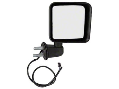 Replacement Manual Heated Door Mirror; Passenger Side (2014 Jeep Wrangler JK)