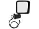 Replacement Manual Heated Door Mirror; Passenger Side (2014 Jeep Wrangler JK)