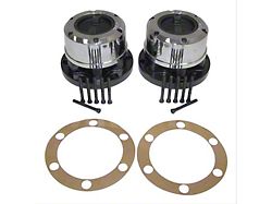 Manual Locking Hub Set; with 6 Bolt Flange Mounting (73-81 Jeep CJ5; 76-86 Jeep CJ7)