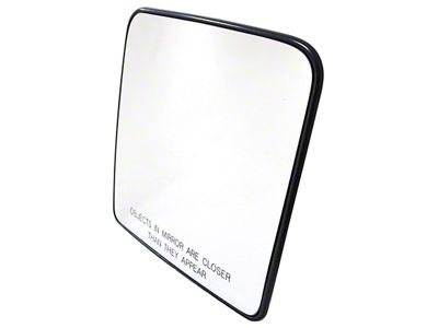 Manual Non-Heated Side Mirror Glass; Passenger Side (07-10 Jeep Wrangler JK)