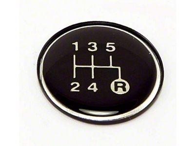 Manual Transmission Shift Indicator; Shift Pattern Insert (82-86 Jeep CJ5 & CJ7)