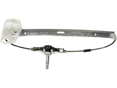 Manual Window Regulator Only; Rear Driver Side (07-18 Jeep Wrangler JK)