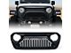 Mesh Grille; Matte Black (18-24 Jeep Wrangler JL)