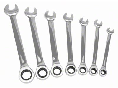 Metric Ratcheting Wrench Set; 7-Piece Set