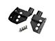 Mirror Relocation Brackets; Black (07-18 Jeep Wrangler JK)