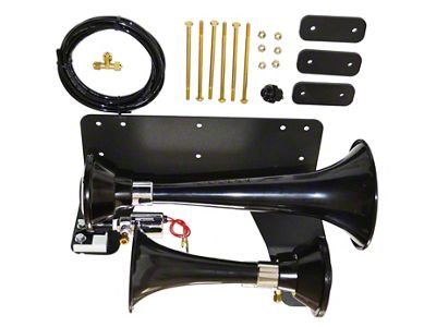 Model 220 Dual Air Horn Add-On Kit (07-18 Jeep Wrangler JK)