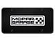 MOPAR Garage Laser Etched License Plate (Universal; Some Adaptation May Be Required)