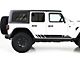 Mountain Stripes; Matte Black (18-24 Jeep Wrangler JL 4-Door)