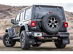 Mud Flaps with Jeep Logo; Front and Rear (18-24 Jeep Wrangler JL, Excluding Rubicon 392)