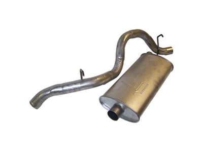 Muffler and Tailpipe (97-02 2.5L Jeep Wrangler TJ)