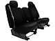 Neosupreme Custom 2nd Row Bench Seat Covers; Black/Black (07-10 Jeep Wrangler JK 2-Door)