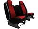 Neosupreme Custom 2nd Row Bench Seat Covers; Red/Black (11-17 Jeep Wrangler JK 2-Door)