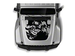 Nightmare Hood Graphic; Matte Black (18-24 Jeep Wrangler JL, Excluding Rubicon 392)