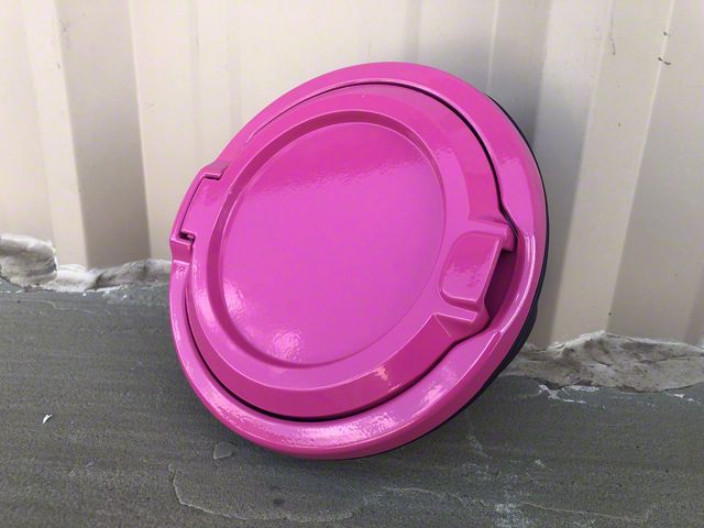 Non-Locking Fuel Door; Passion Pink (18-24 Jeep Wrangler JL)