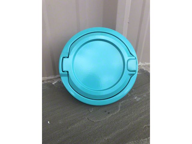 Non-Locking Fuel Door; Tropical Breeze Teal (18-24 Jeep Wrangler JL)