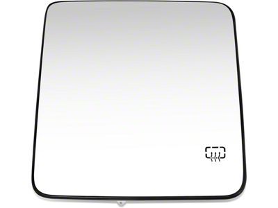 OE Style Heated Mirror Glass; Driver Side (18-25 Jeep Wrangler JL w/o Blind Spot)