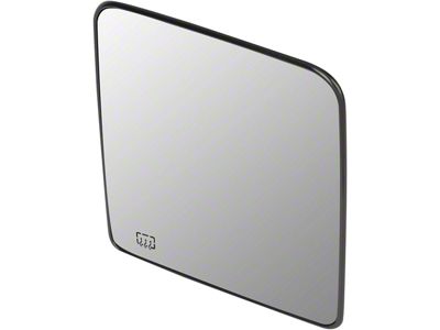 OE Style Heated Mirror Glass; Passenger Side (11-18 Jeep Wrangler JK)