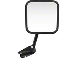 OE Style Mirror; Passenger Side; Black (87-95 Jeep Wrangler YJ)