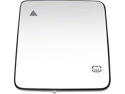 OE Style Non-Heated Mirror Glass; Driver Side (18-25 Jeep Wrangler JL w/ Blind Spot)