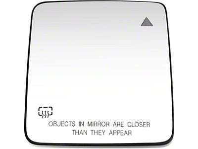 OE Style Non-Heated Mirror Glass; Passenger Side (18-25 Jeep Wrangler JL w/ Blind Spot)