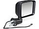 OE Style Powered Heated Side Mirror; Black; Passenger Side (15-18 Jeep Wrangler JK)