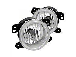 OE Style Replacement Fog Lights; Clear (07-11 Jeep Wrangler JK)