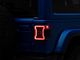 OEM Style Tail Light; Chrome Housing; Red Clear Lens; Passenger Side (18-24 Jeep Wrangler JL w/ Factory LED Tail Lights & w/o Blind Spot)