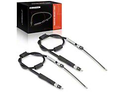 Parking Brake Cables; Rear (97-06 Jeep Wrangler TJ w/ Rear Drum Brakes)