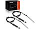 Parking Brake Cables; Rear (97-06 Jeep Wrangler TJ w/ Rear Drum Brakes)