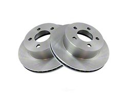 Plain Vented Rotors; Front Pair (97-06 Jeep Wrangler TJ w/ 3-Inch Tall Rotors)