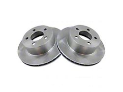 Plain Vented Rotors; Front Pair (90-99 Jeep Wrangler YJ & TJ)