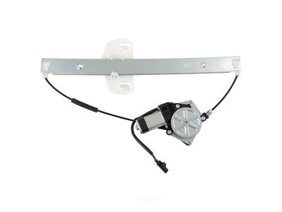 Power Window Regulator; Front Driver Side (07-18 Jeep Wrangler JK)